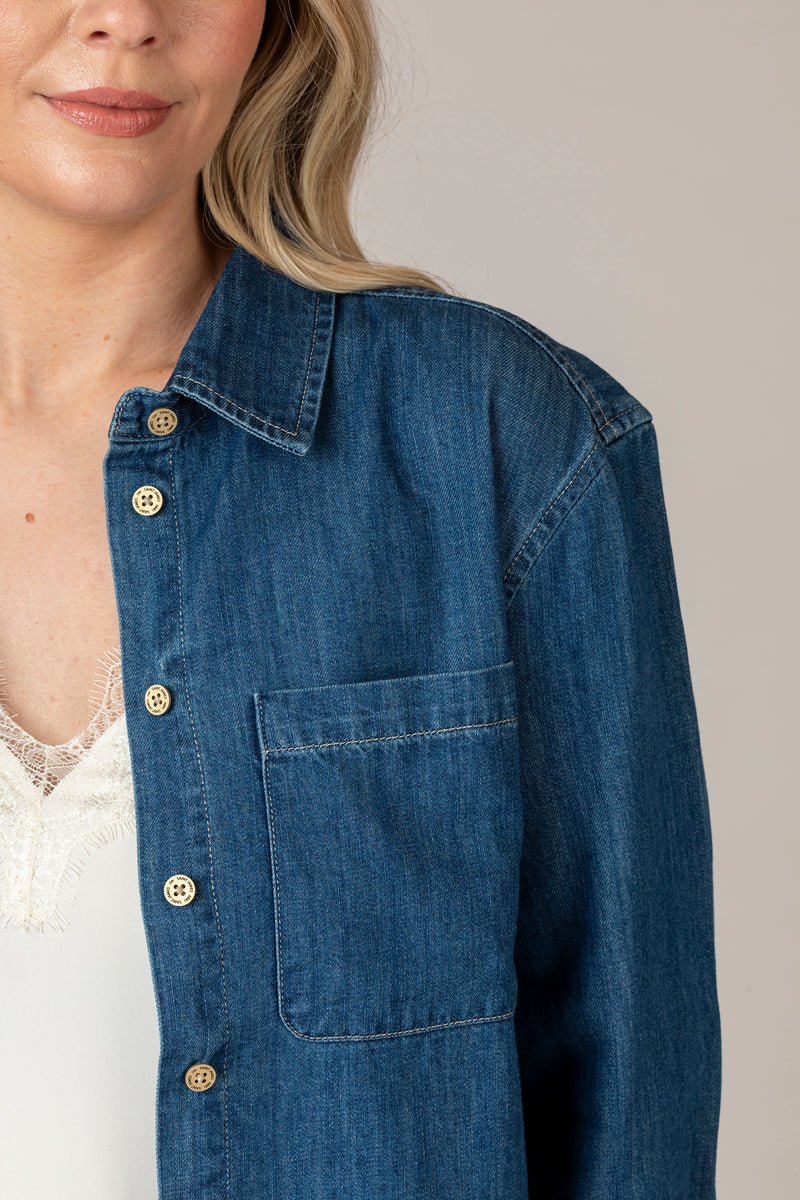 Tea Cooper Denim Shirt | Saint James