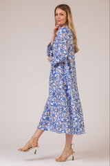 The Amie Dress in Blue Tile | Sartoria Saracena