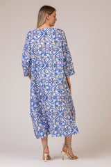 The Amie Dress in Blue Tile | Sartoria Saracena