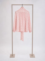 Polka Dot Silk Blouse 6056 | Herzens
