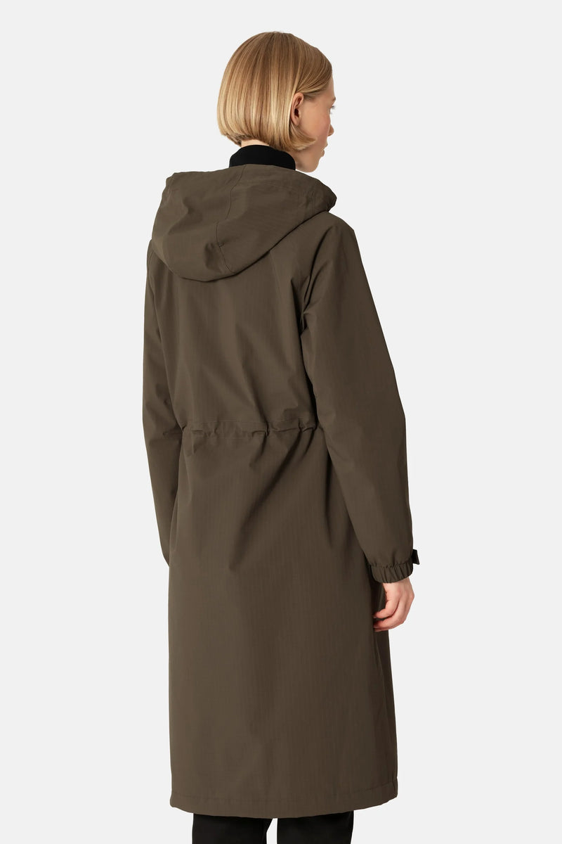 Thermal01 Long Winter Coat in Wren | Ilse Jacobsen Hornbæk