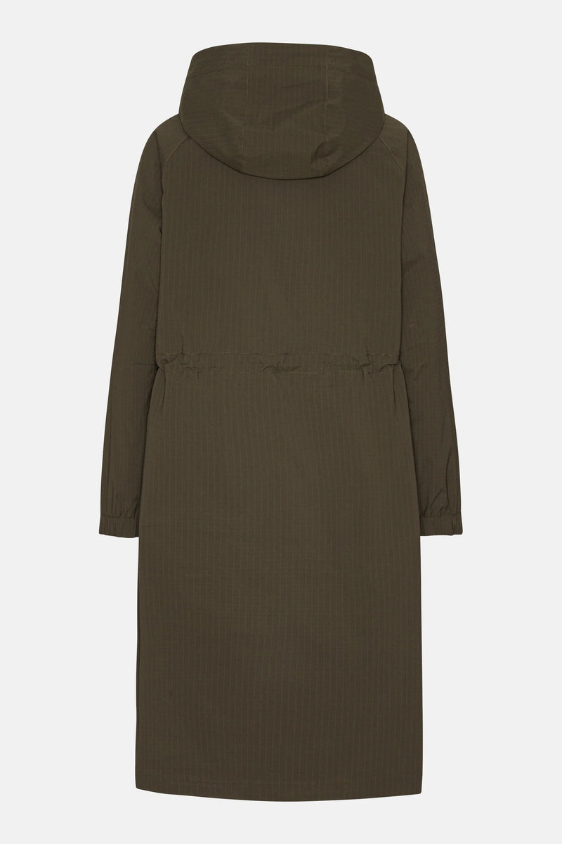 Thermal01 Long Winter Coat in Wren | Ilse Jacobsen Hornbæk