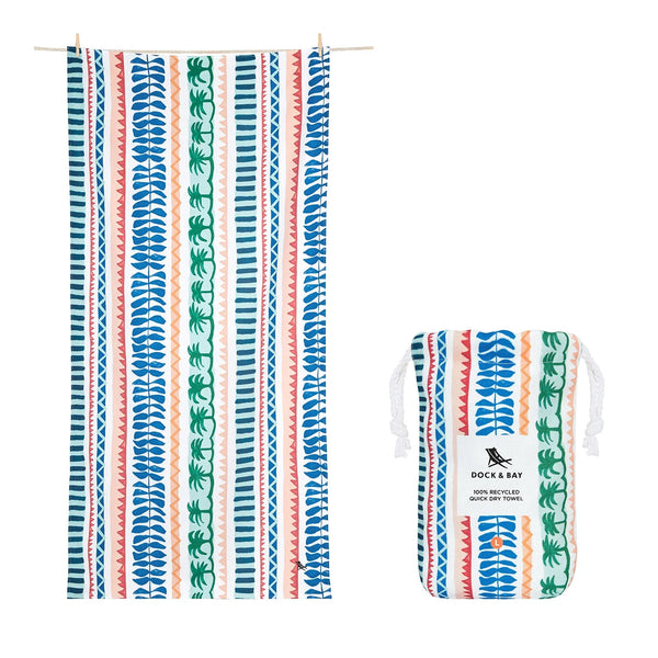 Palm Beach Quick Dry Beach Towels - Large | Dock & Bay