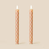 Ziggy Peach Flameless LED Wax Candles | Tinkalink