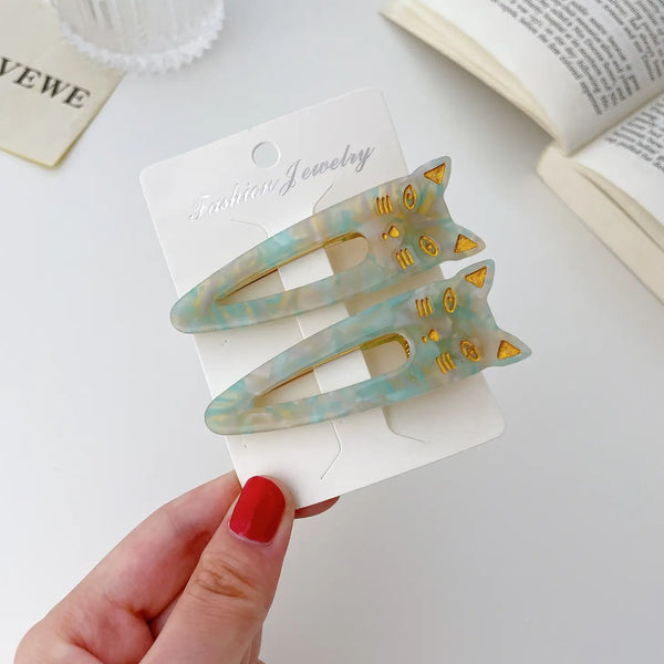 Cats Whiskers Hair Clips x2 | Last True Angel