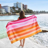 Summer Miami Sorbet Large Quick Dry Towels | Dock & Bay