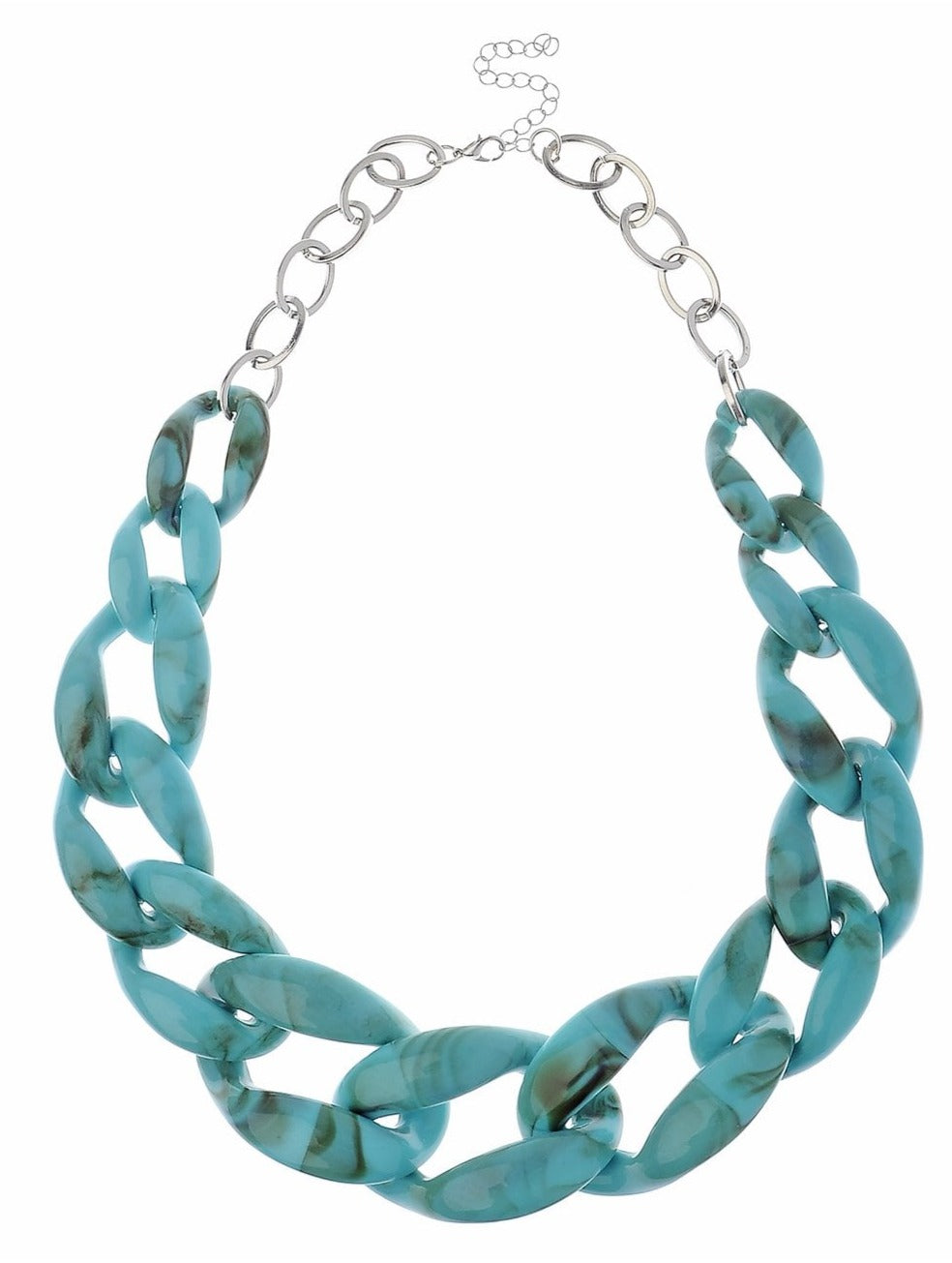 Turquoise Chunky Chain Necklace | Sarah Thomson