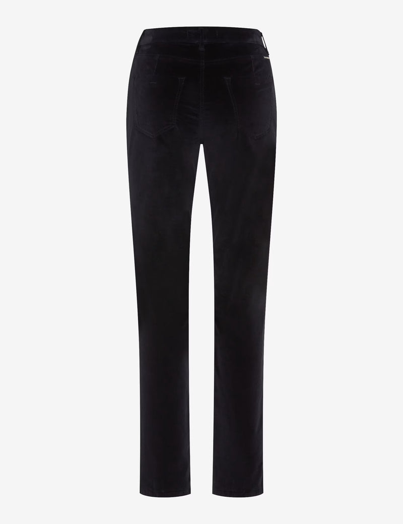 Carola Navy Velvet Trousers | Brax