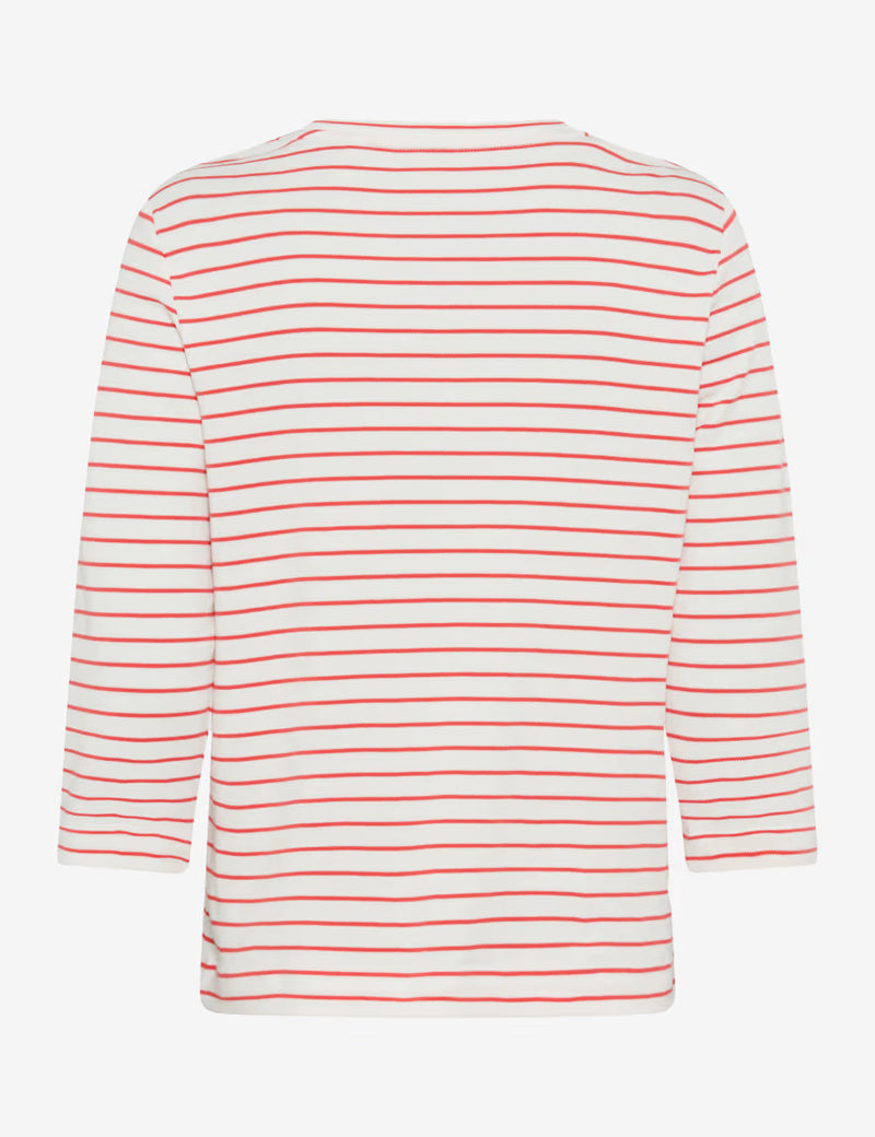 Cira Cranberry Stripe 3/4 Top | Brax