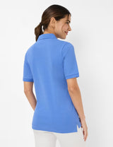 Cleo Sapphire Blue Polo Top | Brax