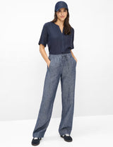 Farina Indigo Mood Linen Trousers | Brax