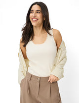Ivy Cream Vest Top | Brax