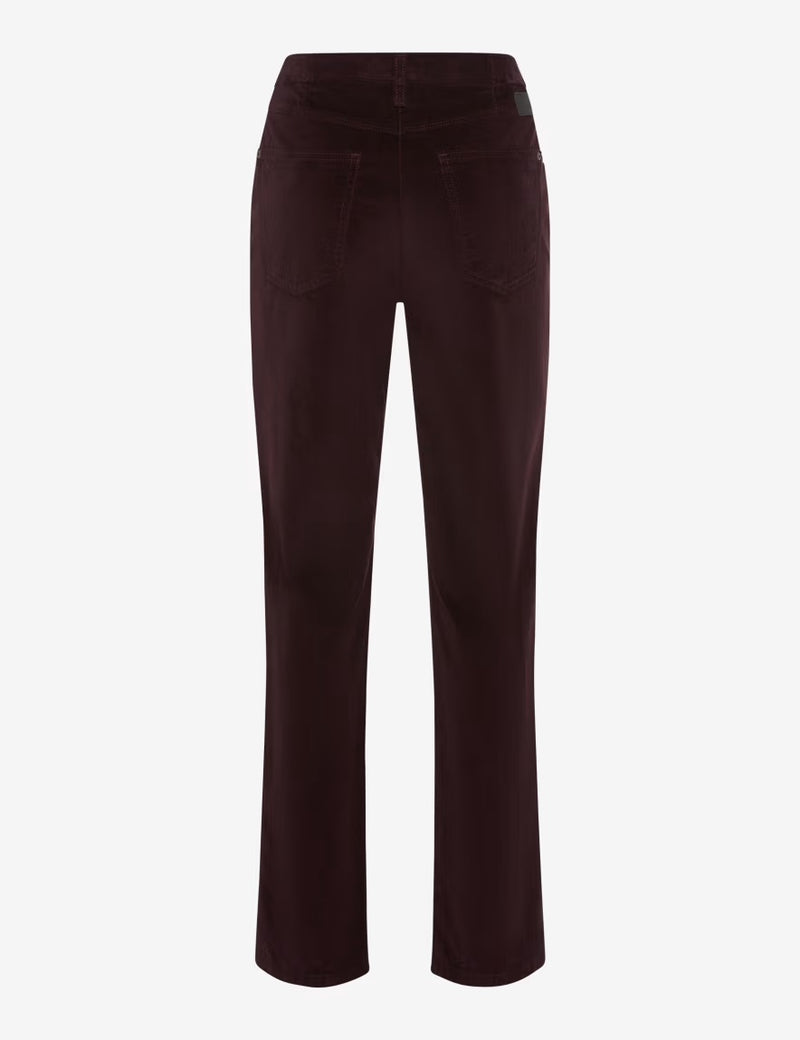 Laura New Grape Corduroy Trousers | Brax