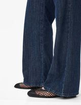 Maine Clean Dark Blue Denim Wide Leg Jeans | Brax