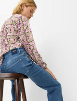 Violet Patterned Shirt | Brax