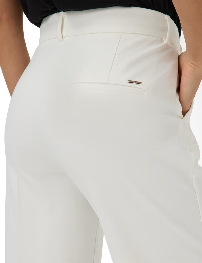 Maine Off-White Jersey Wide Leg Trousers | Brax