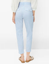 Mara S Blue Striped Chino Trousers | Brax