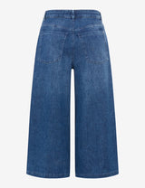 Melli S Cropped Denim Culottes in Regular Blue | Brax