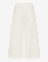 Melli S Cropped Denim Culottes in Soft Ecru | Brax