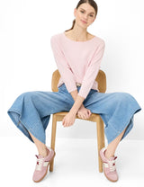 Melli S Cropped Denim Culottes in Light Blue | Brax