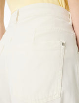 Melli S Cropped Denim Culottes in Soft Ecru | Brax