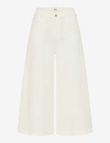 Melli S Cropped Denim Culottes in Soft Ecru | Brax