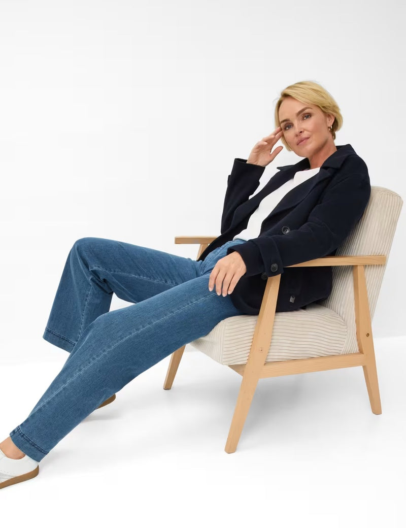 Pam Flared Pull-On Stone Blue Jeans | Brax