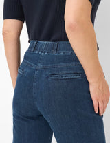 Pam Flared Pull-On Dark Blue Jeans | Brax