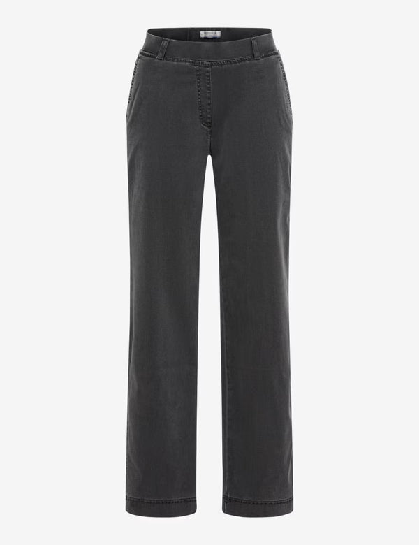 Pam Flared Pull-On Anthracite Jeans | Brax