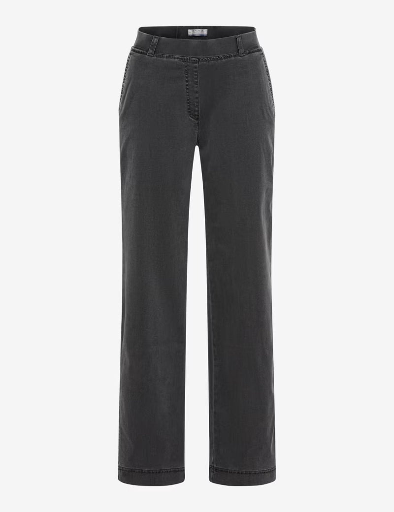 Pam Flared Pull-On Anthracite Jeans | Brax