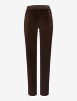 Pamina Brown Velvet Pull-On Trousers | Brax