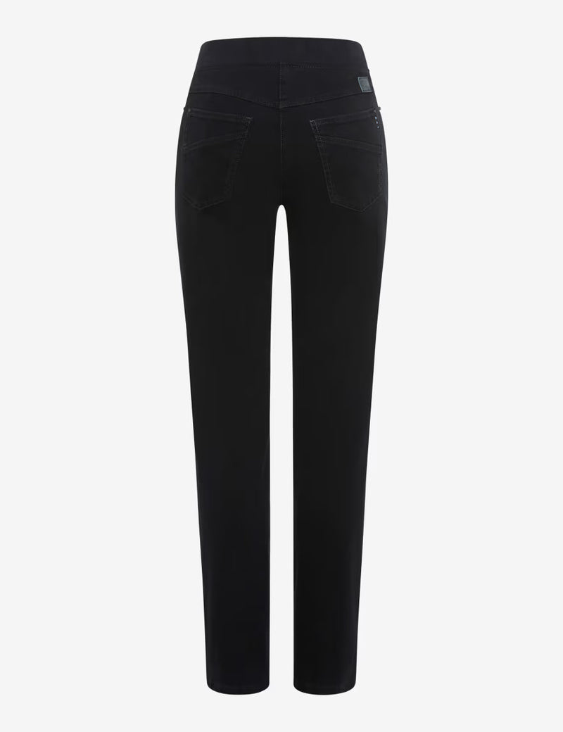 Pamina Dark Navy Pull-On Trousers | Brax