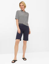 Pamina Bermuda Pull-On Navy Shorts | Brax