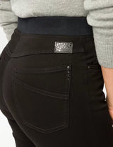 Pamina Black Pull-On Trousers | Brax