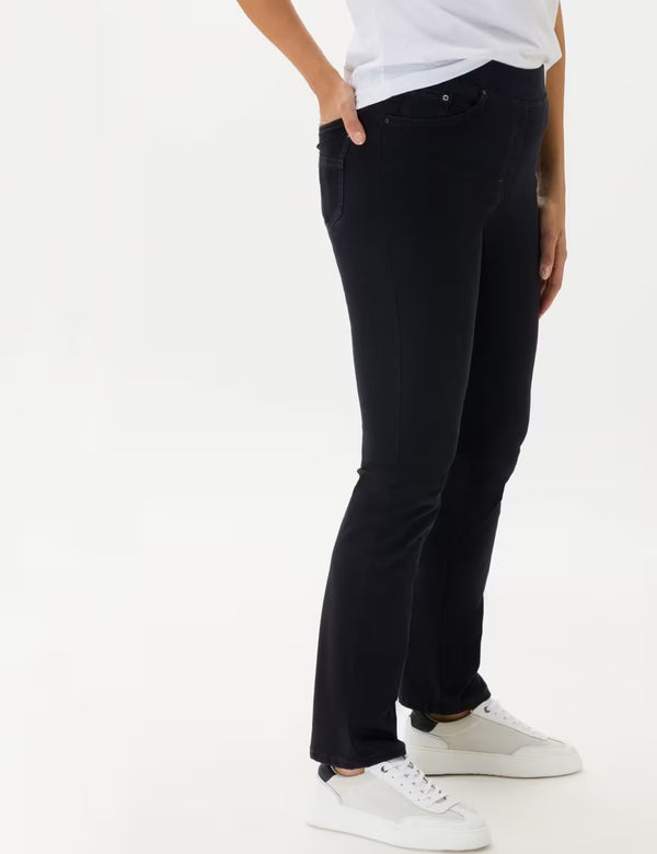 Pamina Dark Navy Pull-On Trousers | Brax
