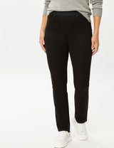 Pamina Black Pull-On Trousers | Brax