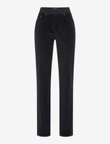 Pamina Navy Corduroy Pull-On Trousers | Brax