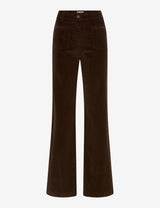 Peggy Flared Brown Corduroy Trousers | Brax