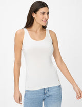 Silvy White Vest Top | Brax