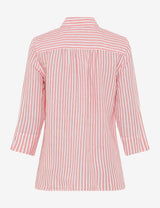 Vicki Watermelon Striped Linen Shirt | Brax