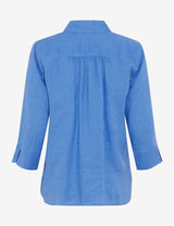 Vicki Sapphire Blue Linen Shirt | Brax