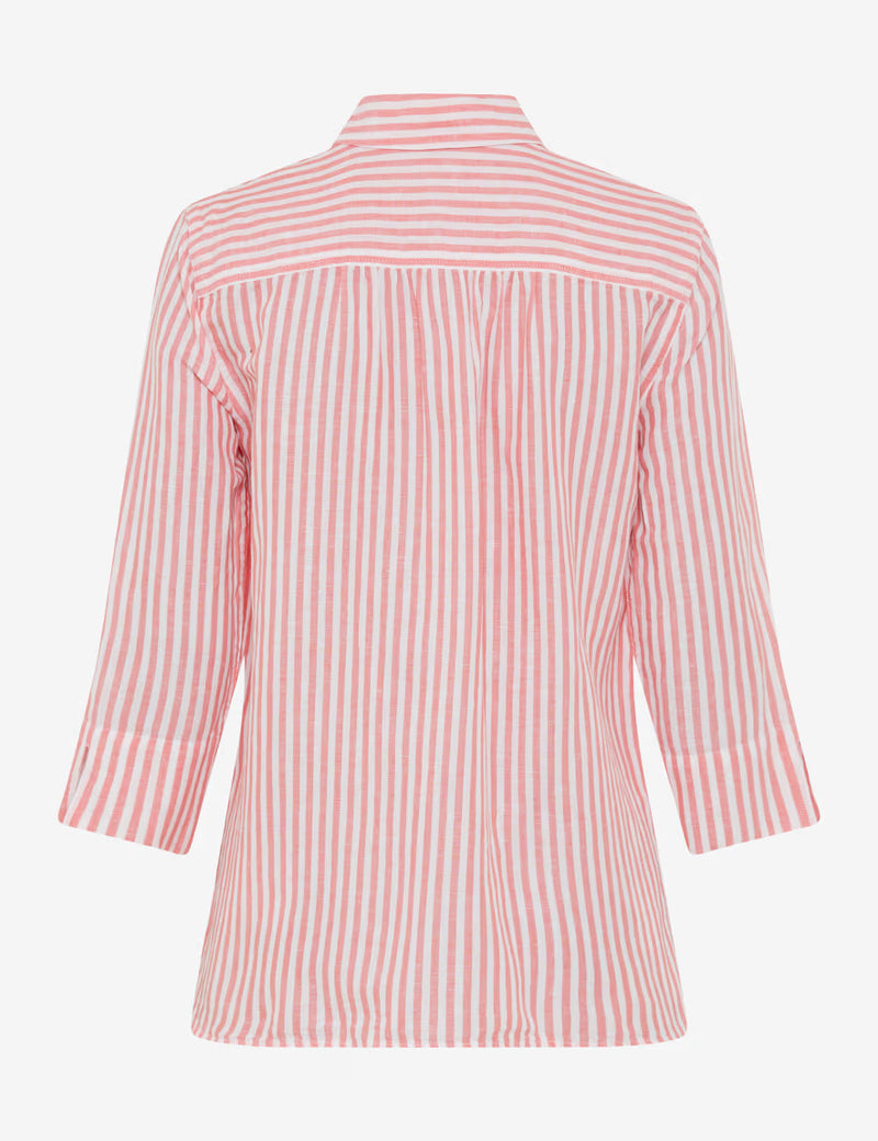 Vicki Watermelon Striped Linen Shirt | Brax