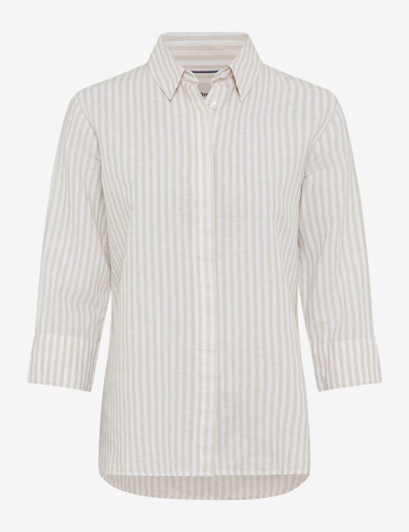 Vicki Almond Striped Linen Shirt | Brax