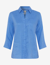 Vicki Sapphire Blue Linen Shirt | Brax