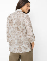 Vicki Mocha Floral Shirt | Brax