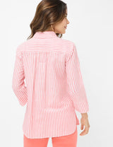 Vicki Watermelon Striped Linen Shirt | Brax