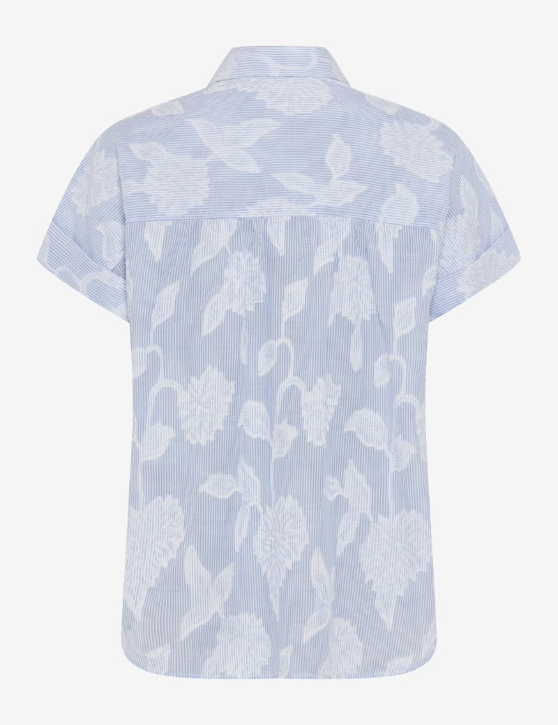 Viv Blue Splash Short Sleeve Shirt | Brax