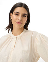 Viv Ecru Sequinned Shirt | Brax