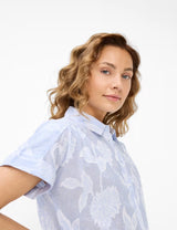 Viv Blue Splash Short Sleeve Shirt | Brax