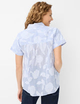 Viv Blue Splash Short Sleeve Shirt | Brax